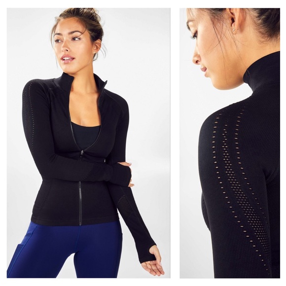 2/$30🍑Like-New FABLETICS Delta Seamless Zip Up - Picture 1 of 9